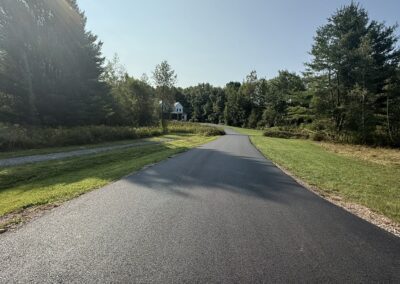 Fresh pavement